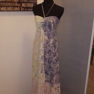 Maxi dress-floral Patterned, ultrasoft cotton.